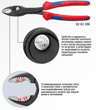 Кліщі TwinGrip 82 02 200