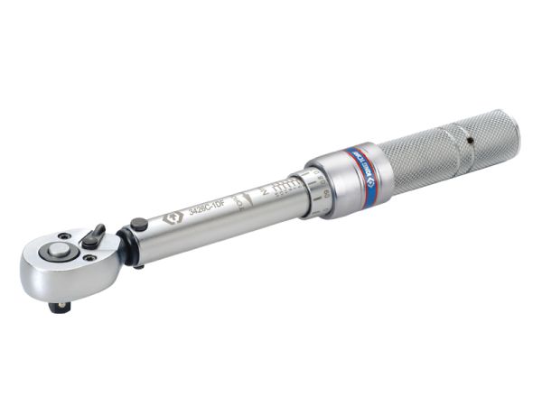 Ключ дінамометричний 1/4" міні, 3 - 15NM подвійна установка (по та проти годинникової)