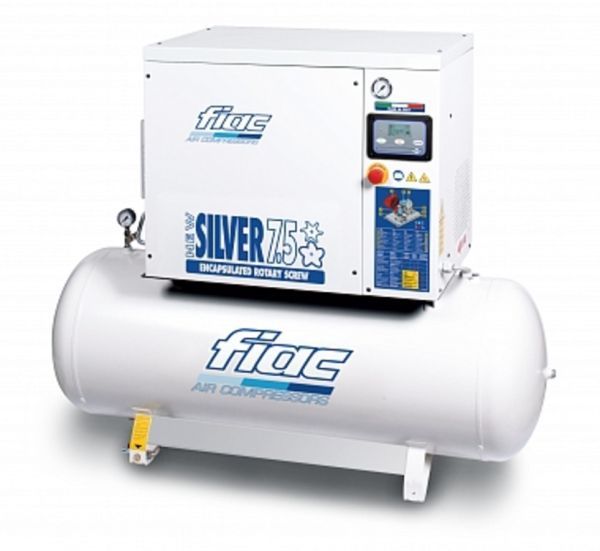 Компресор  FIAC New Silver 15/500 T(380V) 13 бар, продуктивність 25,8 м3/годину