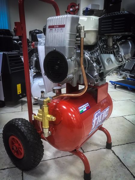 Компресор поршневий FIAC S1520 з двигуном HONDA 10 бар, продуктивність 16,50 м3/годину
