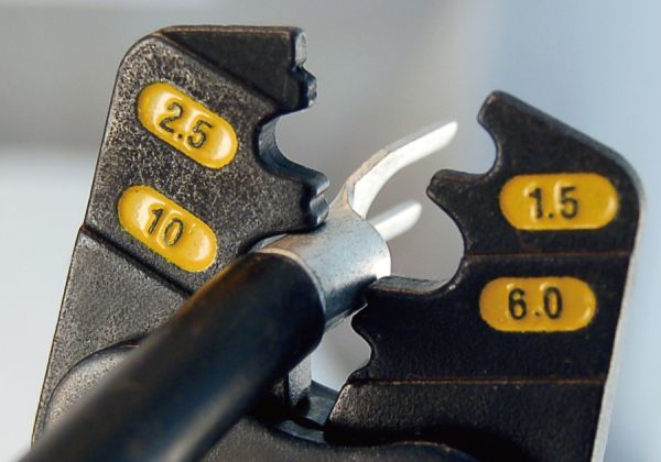 Крімпер індустріальний для обжима неізольованих клем