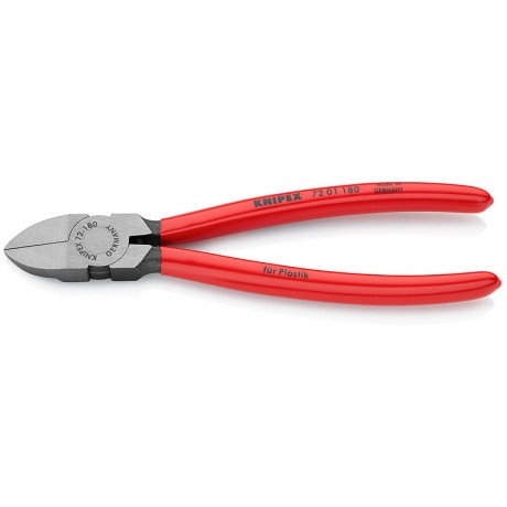 Кусачки бокові для пластмаси KNIPEX 72 01 180