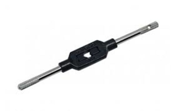 Мітчикоутримувач сталевий №1.1/2; М 1-12; 1/16-1/2; G1/8; квадрат 2,1-8,0 мм; L=176 мм VOLKEL 14015