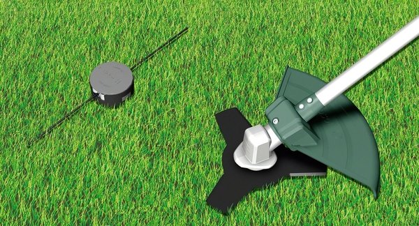 Тример садовий електричний Bosch AFS 23-37, 1,3 к.с., ніж, волосінь, ремінь (0.600.8A9.000)