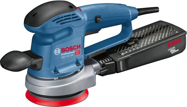 Шліфмашина ексцентрикова Bosch GEX 34-125 (0601372300)