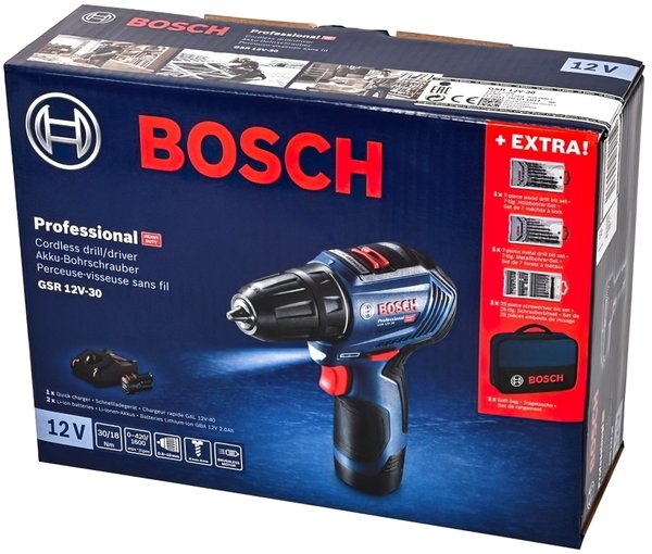 Шуруповерт-дриль Bosch GSR 12V-30 (0.601.9G9.001)