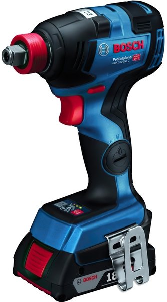 Гайковерт ударний Bosch GDX 180-Li, акумулятор, 2х18 В, 180 Нм, M6-M14, 1.1кг, кейс (06019G5223)