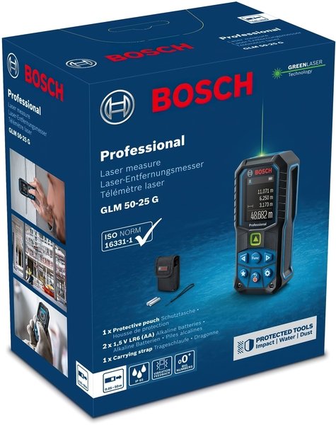 Далекомір лазерний Bosch GLM 50-25 G з чохлом (0.601.072.V00)