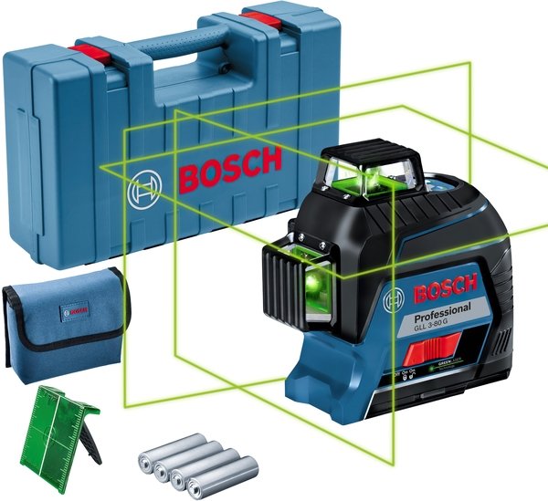 Нівелір лазерний Bosch GLL 3-80 G в кейсі