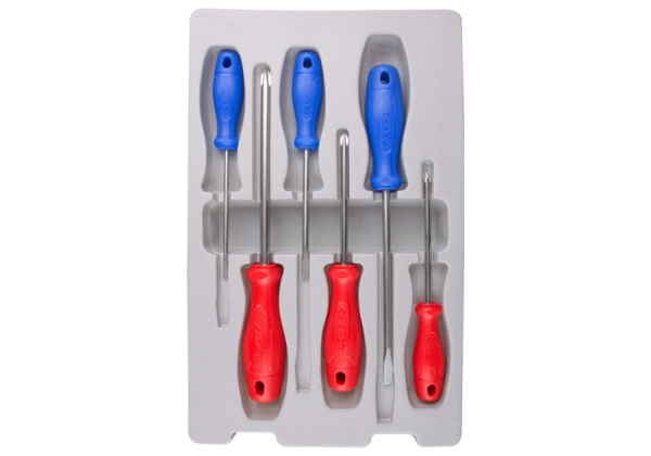 Набір викруток (плоский та хрестовий шліц) 6 од.