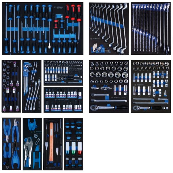 Набір інструментів для візка 286 одиниць