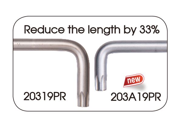 Набір Torx 9 одиниць Г- подібних Т10-Т50 (уп.9) KING TONY