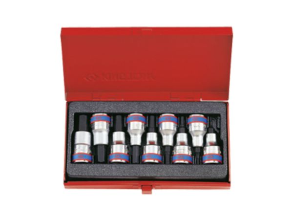 Набір торцевих біт 1/2" HEX 9 одиниць