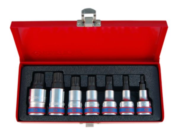 Набір біт в головці SPLINE 7 одиниць KING TONY