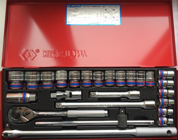 Набір інструментів  24 одиниць 12-ти гранн. (уп.1)