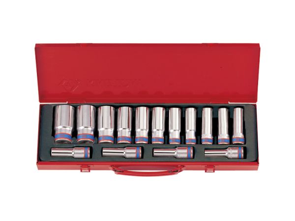 Набір головок 1/2" глуб. 15 одиниць 12 гр.