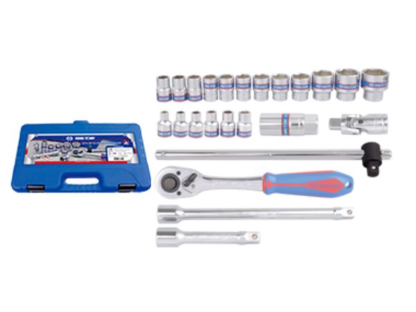 Набір головок 08-32 мм, 24 предмета,1/2" 12-гран