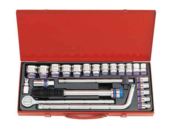 Набір головок 1/2" 24 одиниць 6-гранн.