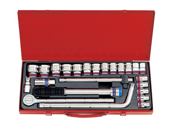 Набір головок 1/2" 24 одиниць 6-гранн дюйм