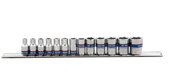 Набір глубоких торцевих головок 1/4" 13 одиниць