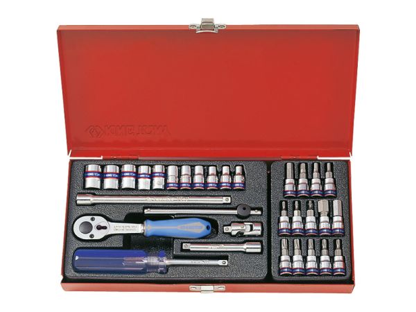 Набір головок 31 одиниць 1/4" (4-13 мм)