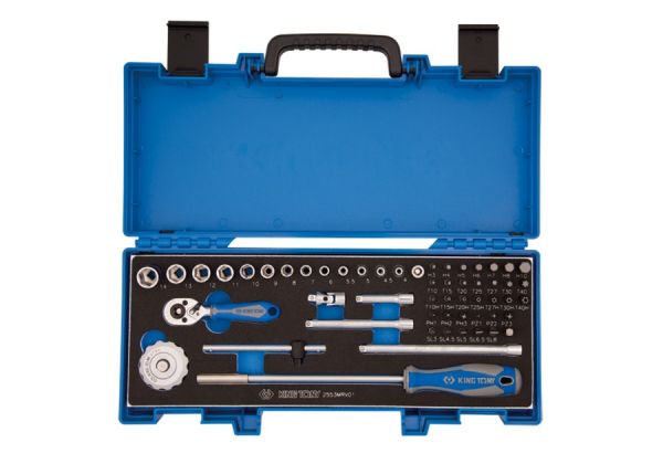 Набір інструментів  55 одиниць 1/4" (уп.1)