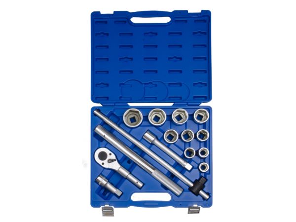 Набір головок 3/4" 14 одиниць 6-гранн CHROME