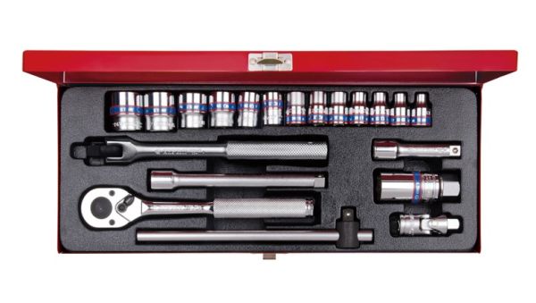 Набір головок 3/8" 6 гр. 6-22 мм 20 одиниць