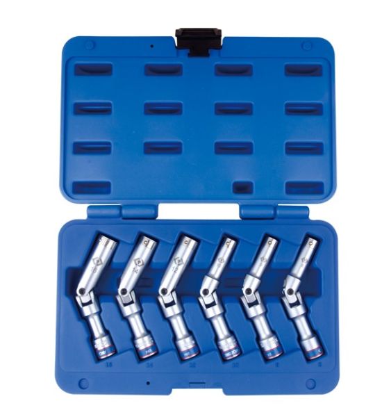 Набір головок з карданом  3/8"