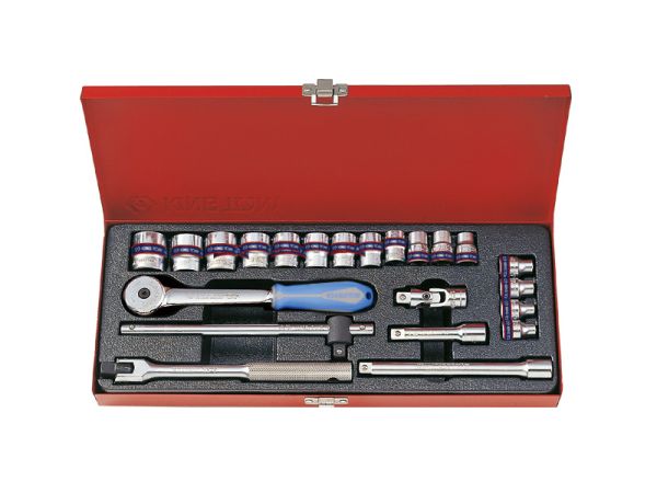 Набір головок з прииладдям 3/8" 6гран. 6-22 мм, 22 одиниць