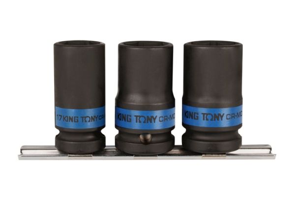 Набір ударних головок 17-21 мм 3 одиниць 1/2"DR.