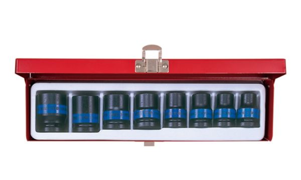 Набір головок ударних 1/2" 6-гранн. 8 одиниць 10 - 24 мм (уп.1)