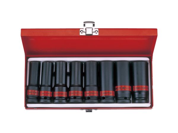 Набір головок ударних глибоких 1/2" дюйм 8 одиниць 1/2-15/16