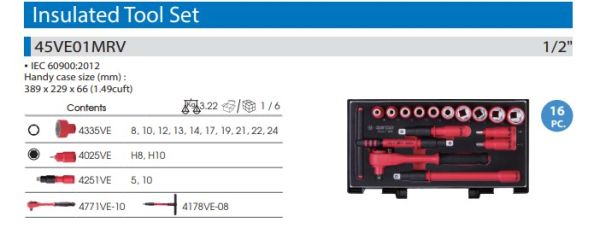 Набір інструменту 16 предметів