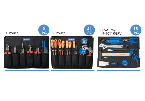 Набір діелектричного інструмента 37 предметів VDE