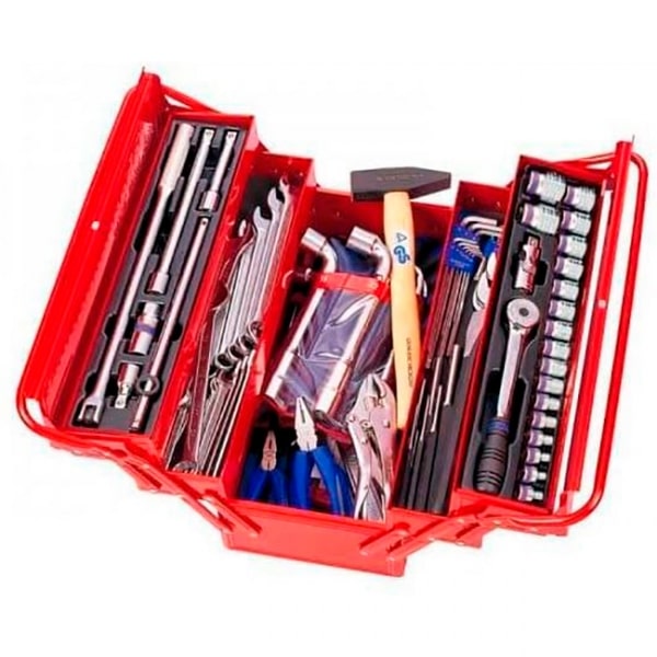 Набір інструментів 66 одиниць в ящику (уп.1)