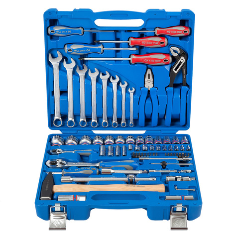 Набір інструментів 77 одиниць 1/4"+1/2"