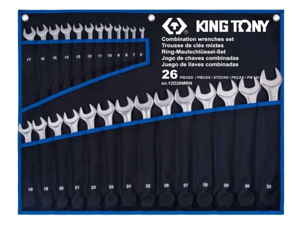 Набір ключів комбі 6-32 мм 26 одиниць