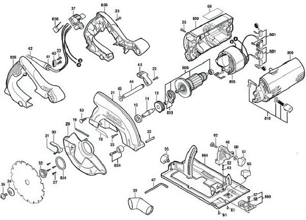 Циркулярна пила Bosch PKS 55