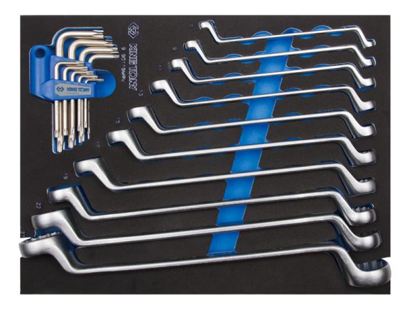 Набір накидних ключів 19 одиниць