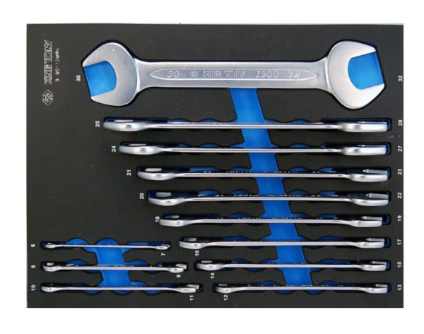Набір ключів рожкових 6-32 мм 12 одиниць