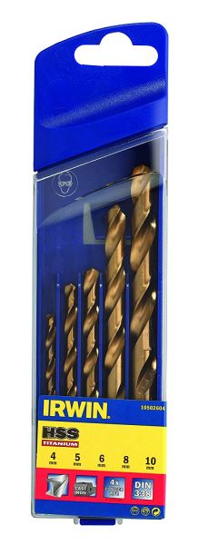 Набір свердл HSS PRO TITANIUM CASS 4/5/6/8/10