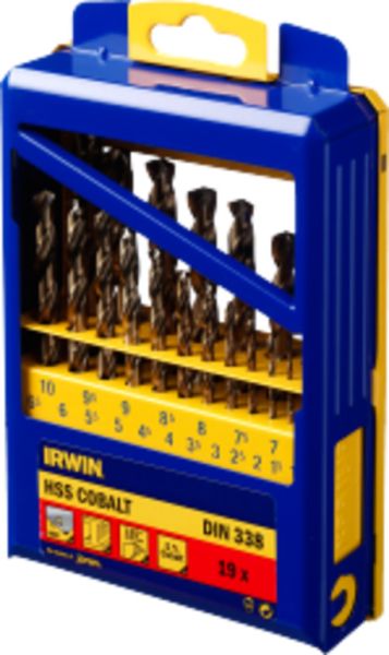 Набір сверд по металу 19 одиниць IR HSS PRO