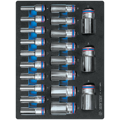 Набір головок 1/2" ударних 21 одиниць