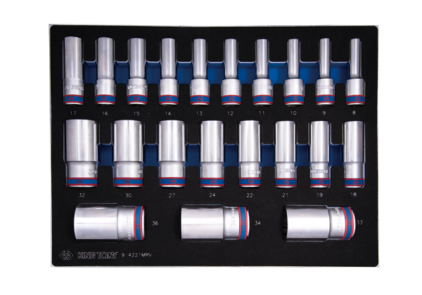 Набір головок 1/2" ударних 21 одиниць