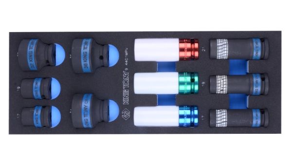 Набір ударних головок 1/2", ложемент, 11 одиниць