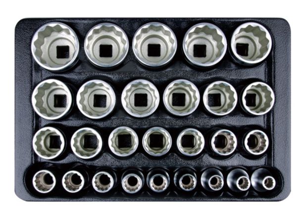 Набір торцевих головок 1/2" 27 одиниць
