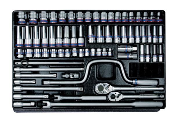 Набір головок з принаддям 76 одиниць