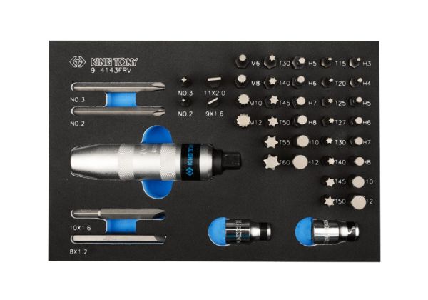 Набір торцевих насадок з принаддям 43 одиниць