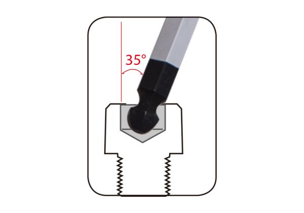 Набір шестигранників 9 одиниць Г- подібних 1,5-10 мм (уп.9)